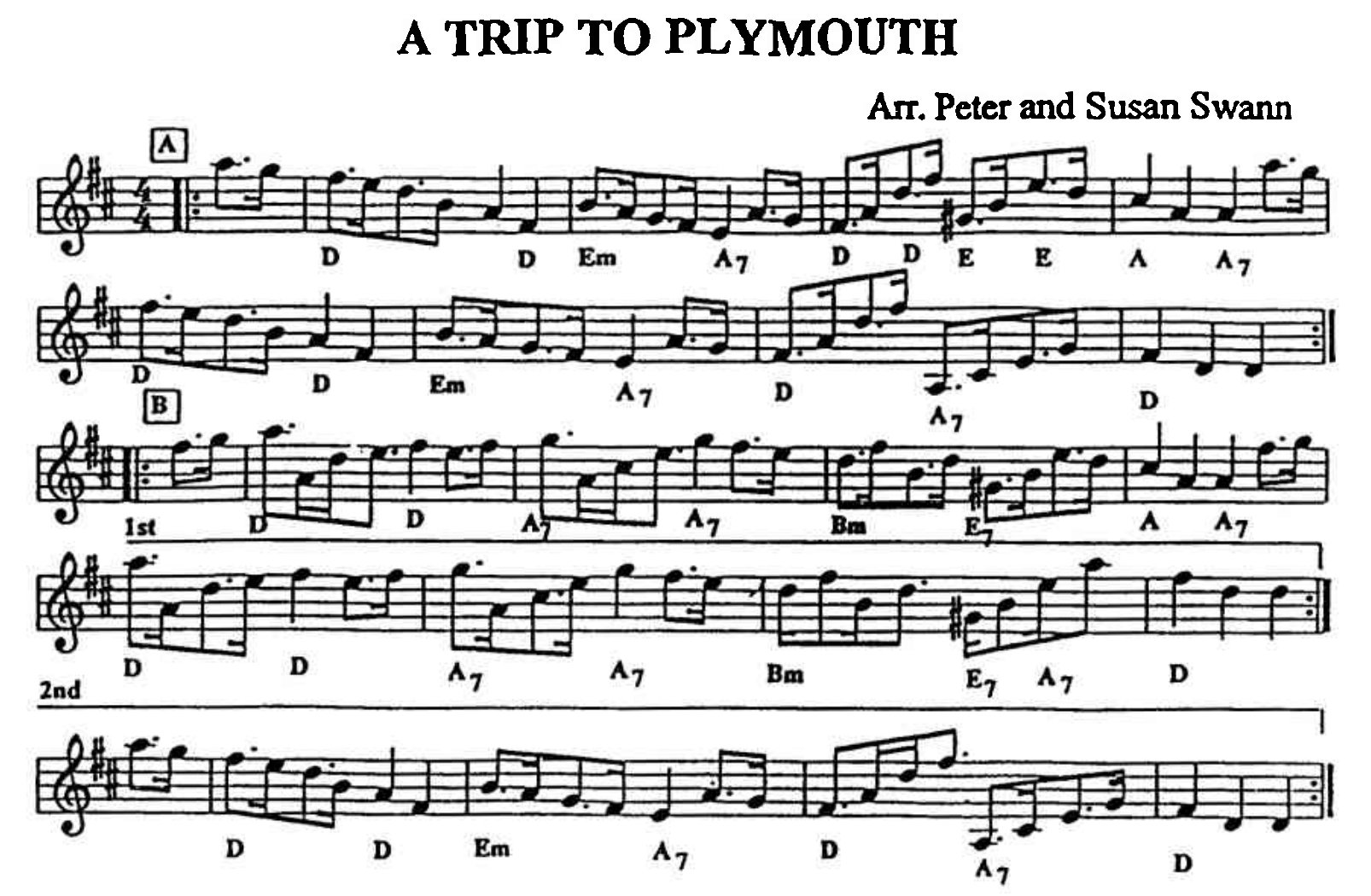 Trip To Plymouth, A (music)